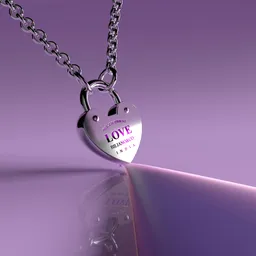 Chain with lock of love