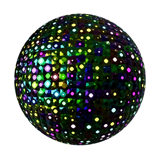 Blenderkit: Download The Free Colorful Glow Dots Material