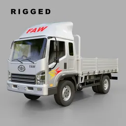 Faw Tiger V Flatbed Truck