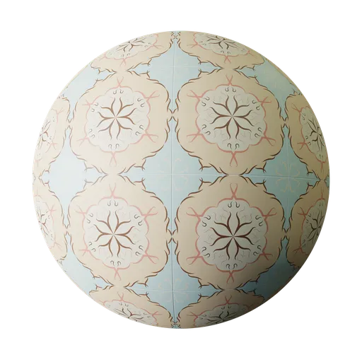 High-quality ceramic PBR material for Blender 3D, ideal for floor texture with detailed 2K and 4K options.
