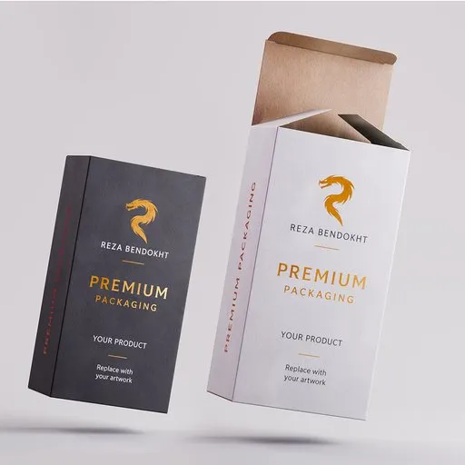 Rigged Tall Folding Carton Box