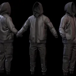 Streetwear Outfit, Hoodie, Jacket, Pants