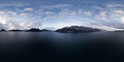 Mountain Landscape Cloudy Sunset