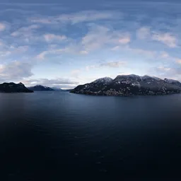 Mountain Landscape Cloudy Sunset