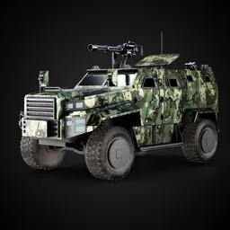 EM Military Vehicle | Rigged |