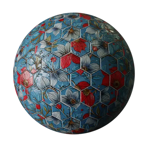 Floral Wall Tile