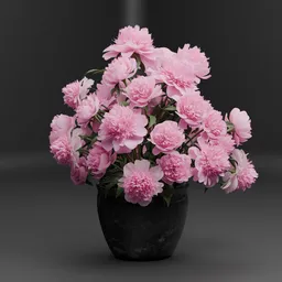 Flowers Pink Pot