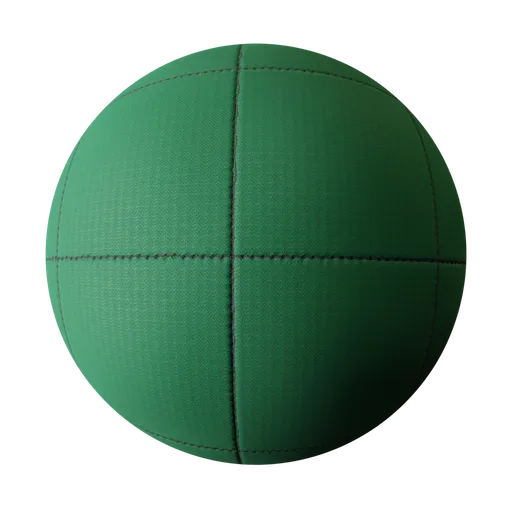 Green Stitched Fabric
