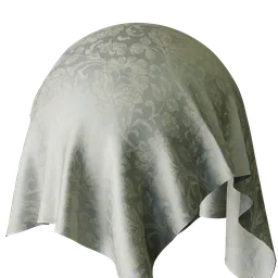 Floral Duckegg Jacquard
