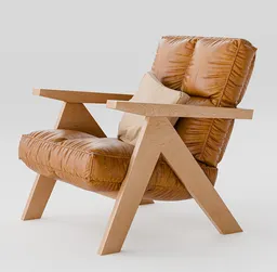 Apex Leather Lounge Chair