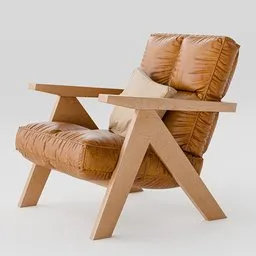 Apex Leather Lounge Chair