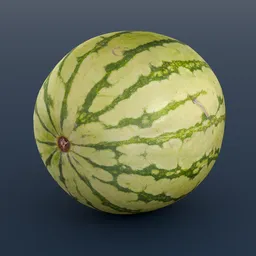 Watermelon Organic Fruit Small Melon