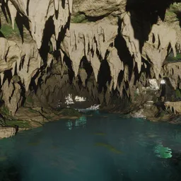 Flooded Dripstone Cave