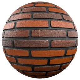 Painted Brick Wall Black Mortar