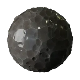 Glossy stone