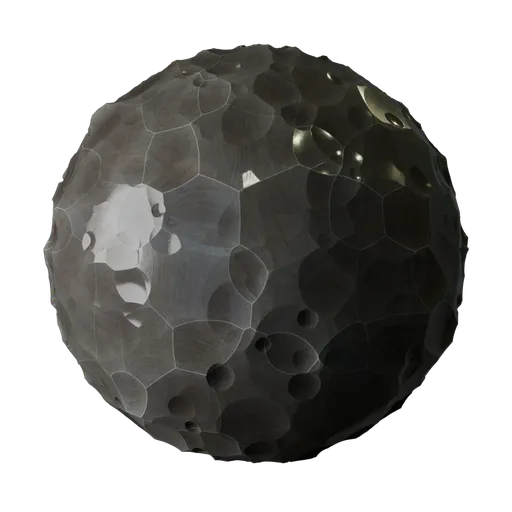 Glossy stone