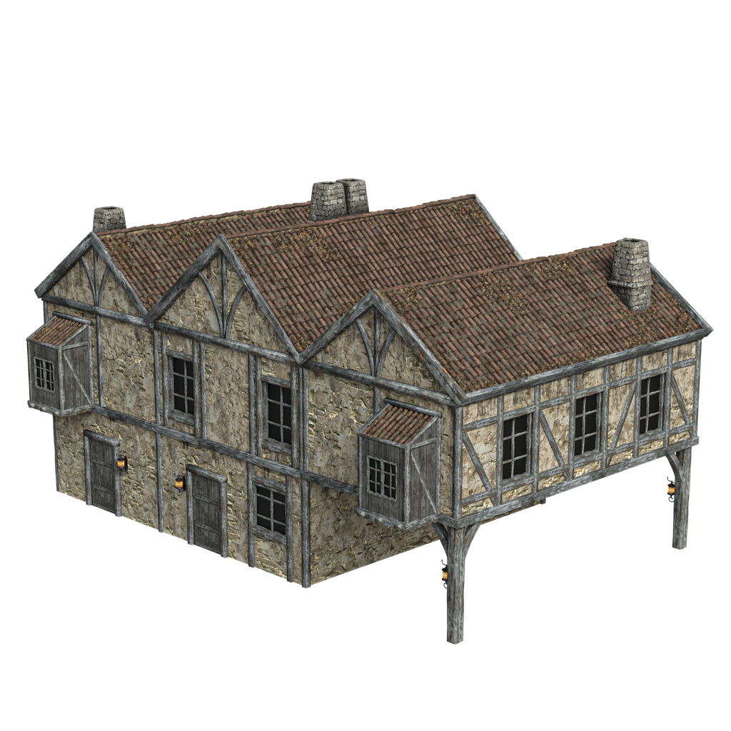 BlenderKit | Download the House Medieval model