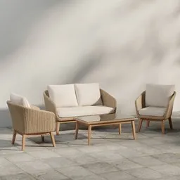 Rattan Harmony Patio Set