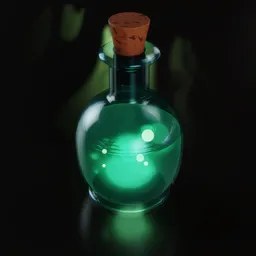 Green Potion Bottle