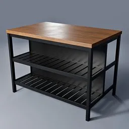 Kitchen Island IKEA Vadholma