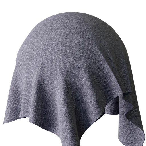 High-resolution scanned grey fabric texture for 3D modeling in Blender, realistic PBR material.