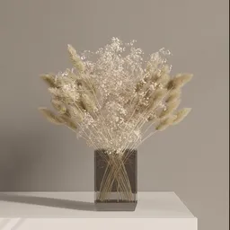 Neutral Dried Floral Arrangement