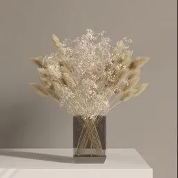 Neutral Dried Floral Arrangement