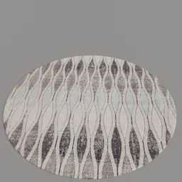 Round carpet pattern