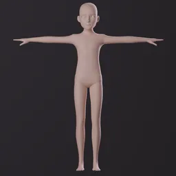 Stylized Male Base Mesh