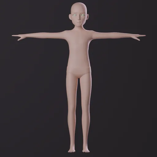 Stylized Male Base Mesh