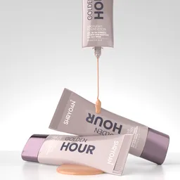 Face wash tube liquid dripping shot