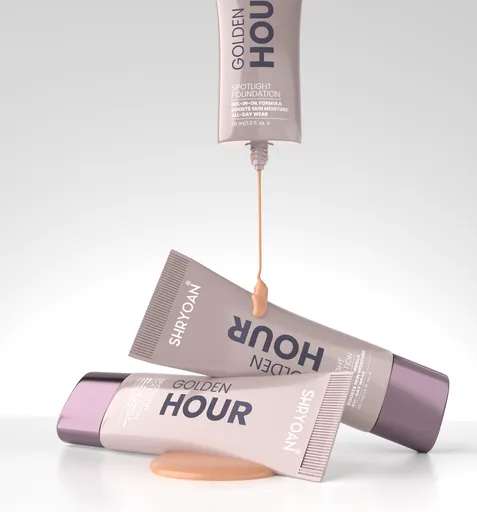 Face wash tube liquid dripping shot