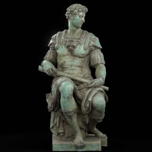statue of Vs Guiliano de medici