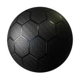 Industrial Dark Hex Rubber Panel