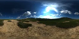 Mountains of grass and sand