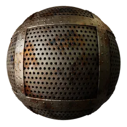 Metal Rivets Eroded Perforated