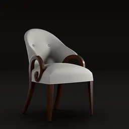 Curlicue Dining Chair by Christopher Guy