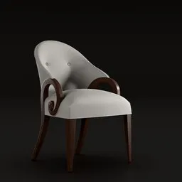 Curlicue Dining Chair by Christopher Guy