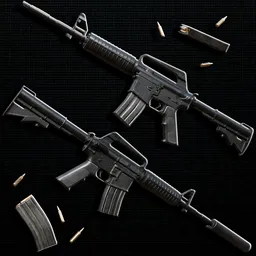 M4A1-S Suppressed Assault Rifle