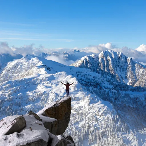 Snow Mountain Landscape Parallax