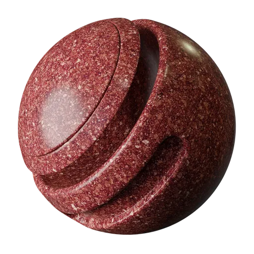 Red marble