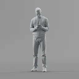 Lowpoly Male Standing