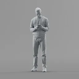 Lowpoly Male Standing