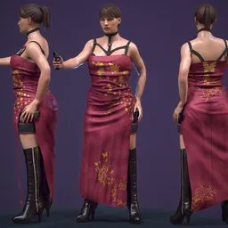 Action Female Character (Spy / Assassin)