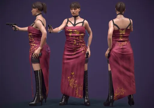 Action Female Character (Spy / Assassin)