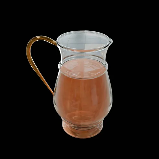 Orange juice jar