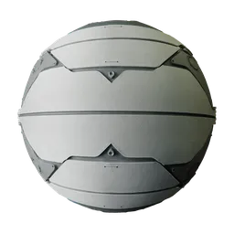 Futuristic Panel Wall