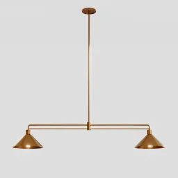 Andre Brass 2-Light Pendant