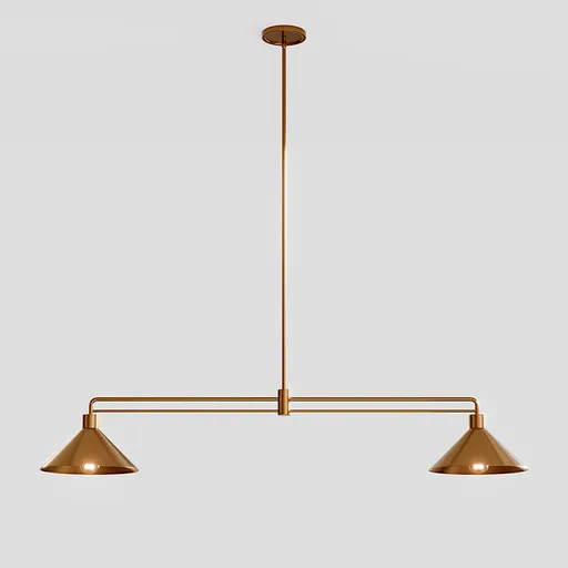 Andre Brass 2-Light Pendant