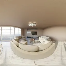 Bright Modern Living Lounge